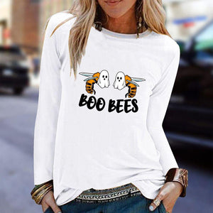 Graphic long Sleeve Shirts Boo & Bees