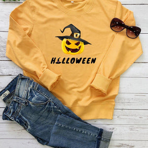 Graphic long Sleeve Shirts Pumpkin Ghost