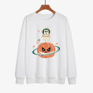 Graphic long Sleeve Shirts The Pumpkin & The Astronaut