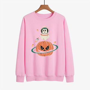 Graphic long Sleeve Shirts The Pumpkin & The Astronaut