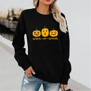 Graphic long Sleeve Shirts Trick-Or-Treat