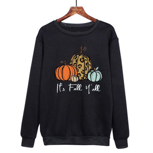 Graphic long Sleeve Shirts Four Pumpkins