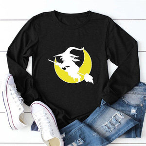 Graphic long Sleeve Shirts The Witch And The Broom