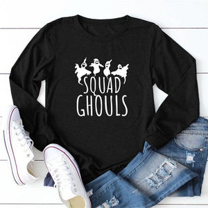 Graphic long Sleeve Shirts Squad Ghouls