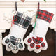 Personalized Paw Print Stockings