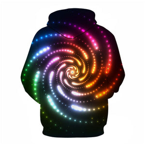 3D Graphic Printed Hoodies Meteor