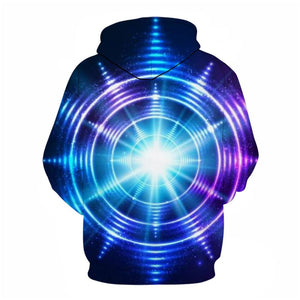 3D Graphic Printed Hoodies Lighting