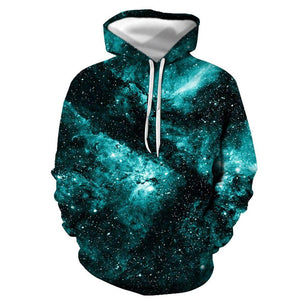 3D Graphic Printed Hoodies Night