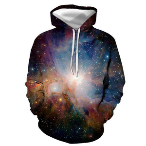 3D Graphic Printed Hoodies Galaxy B