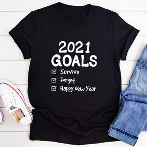 Graphic T-Shirts 2021 Goals T-Shirt