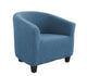 Sky Blue Club Chair Slipcover 