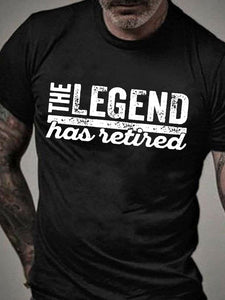 Men The Legend Has Retired Tee