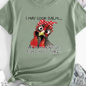 Women's T shirt Turkey Print