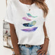 Women's T shirt Beach Crew Neck