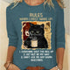 Women's T shirt Drawing Cat