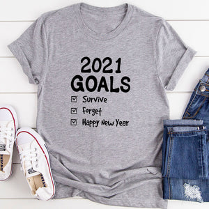 Graphic T-Shirts 2021 Goals T-Shirt