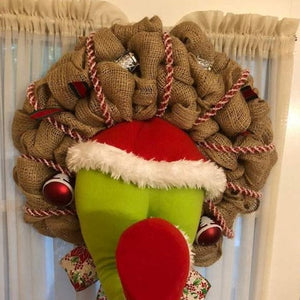 How the Grinch Stole Christmas Burlap Wreath