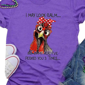 Women's T shirt Turkey Print