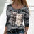 Women's T shirt Sticker Cat