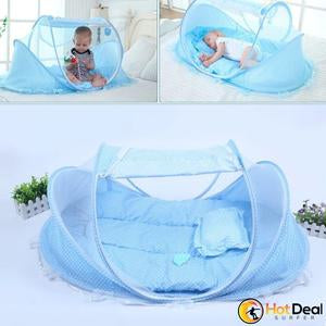 Portable Mesh Baby Crib