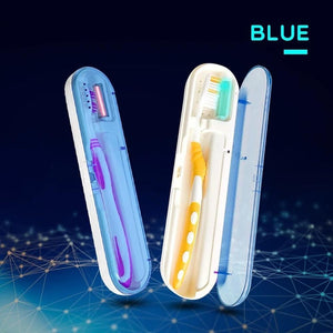 Portable UV Antibacterial Toothbrush Storage Box