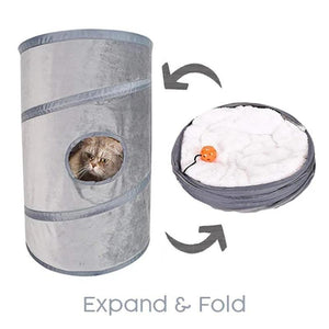 Foldable Cat Bed Tunnel