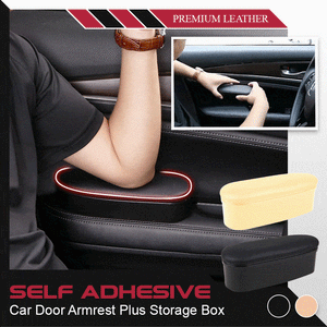 Self-Adhesive Car Door Armrest Plus Storage Box