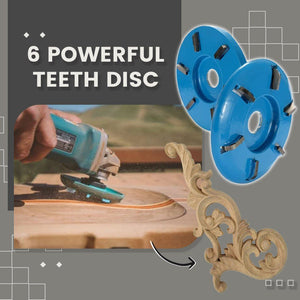 Six Teeth Powerful Woodwork Disc
