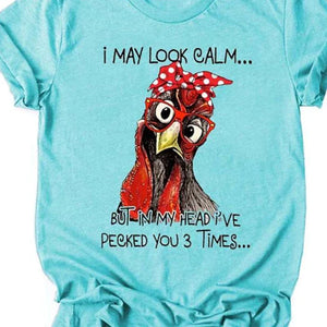 Women's T shirt Turkey Print